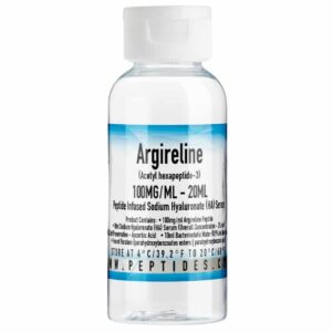 argireline 100mg/ml – 20ml (acetyl hexapeptide 3) – peptide infused sodium hyaluronate (ha) serum