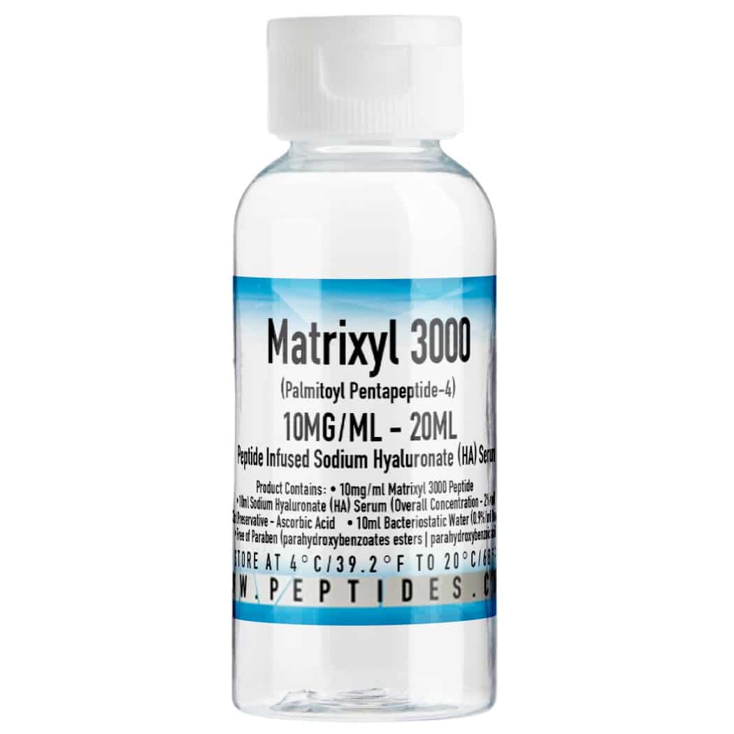 matrixyl 3000 10mg/ml 20ml (palmitoyl pentapeptide 4) – peptide infused sodium hyaluronate (ha) serum matrixyl 3000 10mg/ml 20ml (palmitoyl pentapeptide 4) – peptide infused sodium hyaluronate (ha) serum