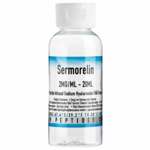 sermorelin 2mg/ml – 20ml – peptide infused sodium hyaluronate (ha) serum